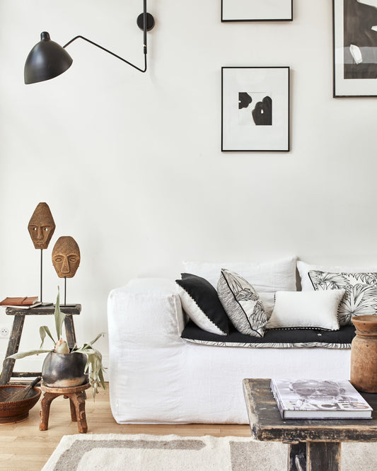 Coussins et édredons : l'accord parfait pour un salon élégant