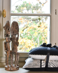 DUO Coussins lin et coton  MISS JUNGLE