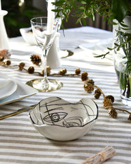 Bol BEAUX ARTS Cubisme Noir et Blanc