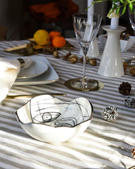 Bol BEAUX ARTS Cubisme Noir et Blanc