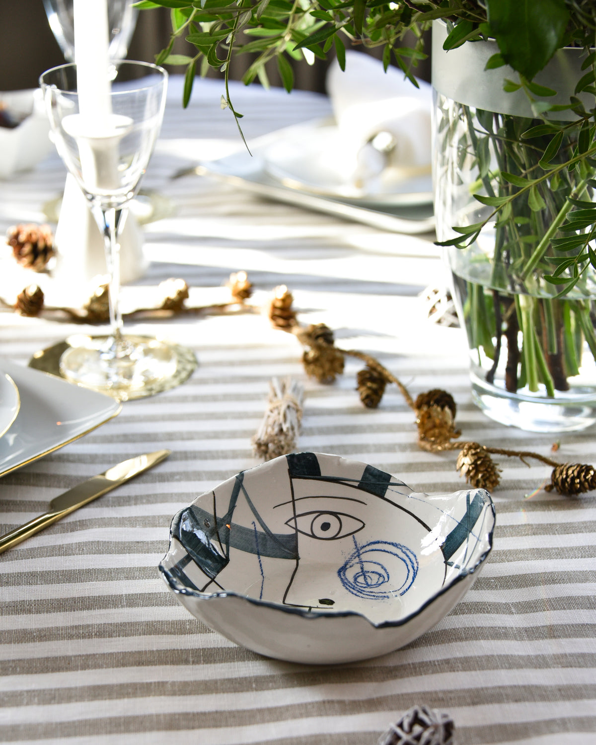 Bol BEAUX ARTS Cubisme coloré