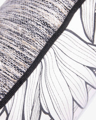 detail coussin feuillage exotique