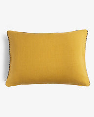 détail coussin in jaune