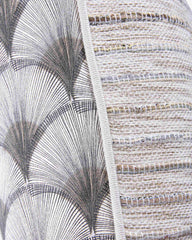 detail coussin passementerie beige