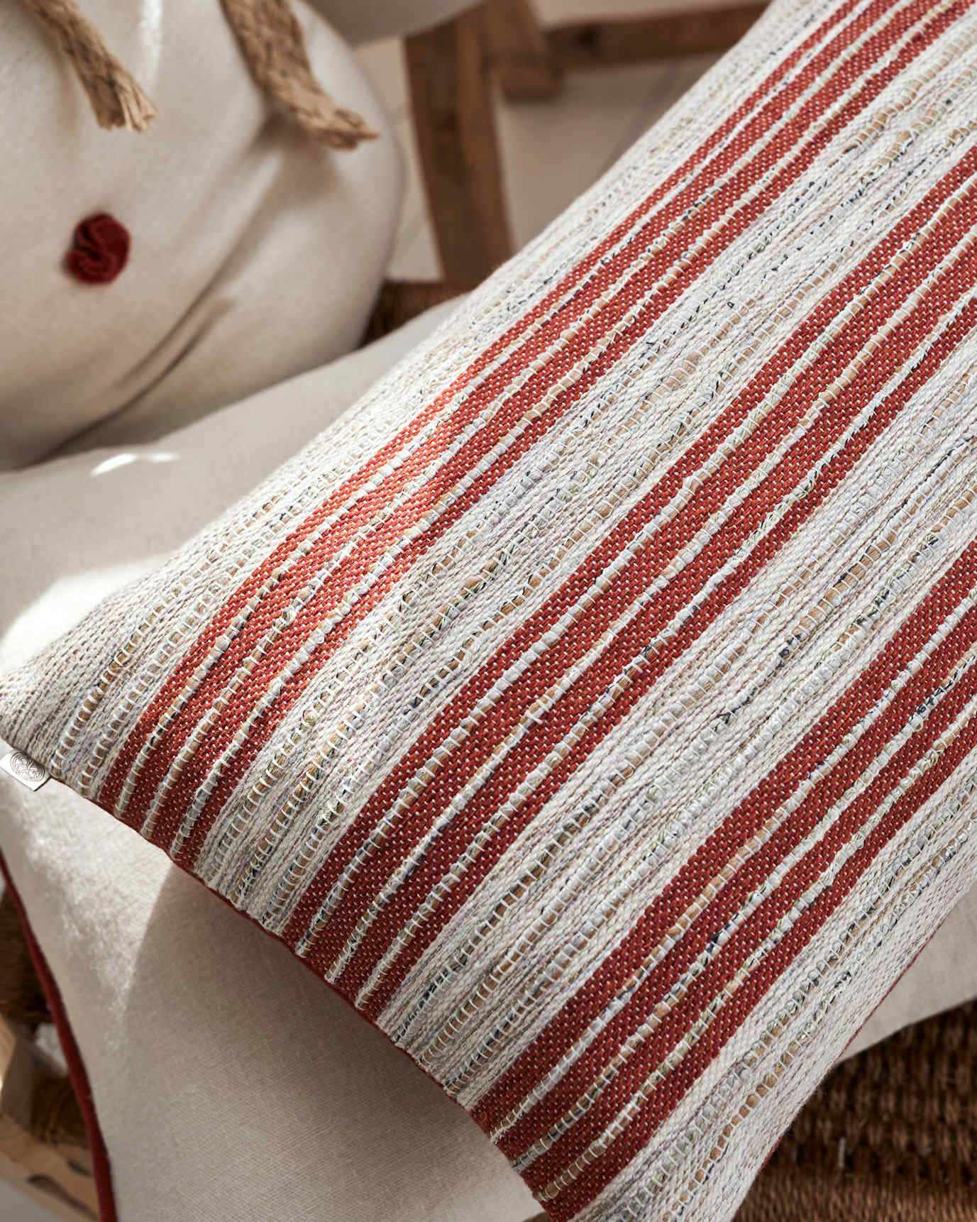 coussin haut de gamme terracotta