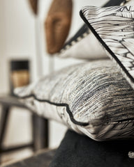 coussin pour canape gris