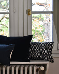 Coussin laine noir et blanc  - Arpege Mezzo