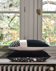 Coussin Velours noir   - Arpege Veluto Carbone