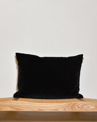 Coussin Velours noir   - Arpege Veluto Carbone