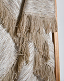 plaid tisse main a franges