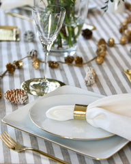 rond de serviette pour table de noel