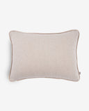 petite housse de coussin beige coton - 30 x 40 