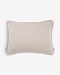 petite housse de coussin beige coton - 30 x 40 