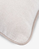 petite housse de coussin beige coton - 30 x 40 