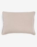 housse de coussin LINO Grège - Côté Beige