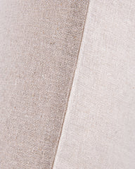 housse de coussin LINO Grège - Finition