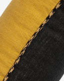 housse de coussin noir et jaune coton - collection TERRE DE SOLEIL